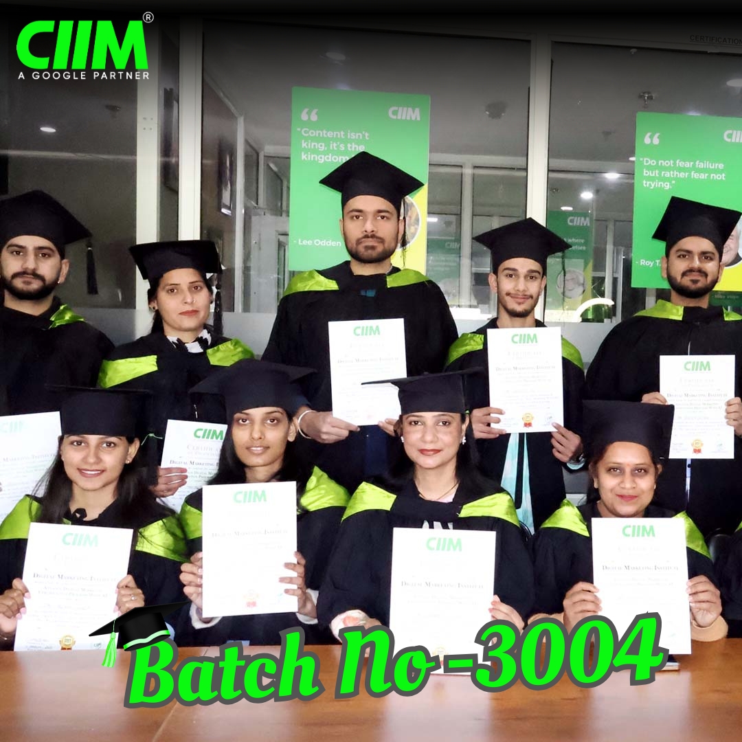 CIIM Digital Marketing Completed Batch 3004
