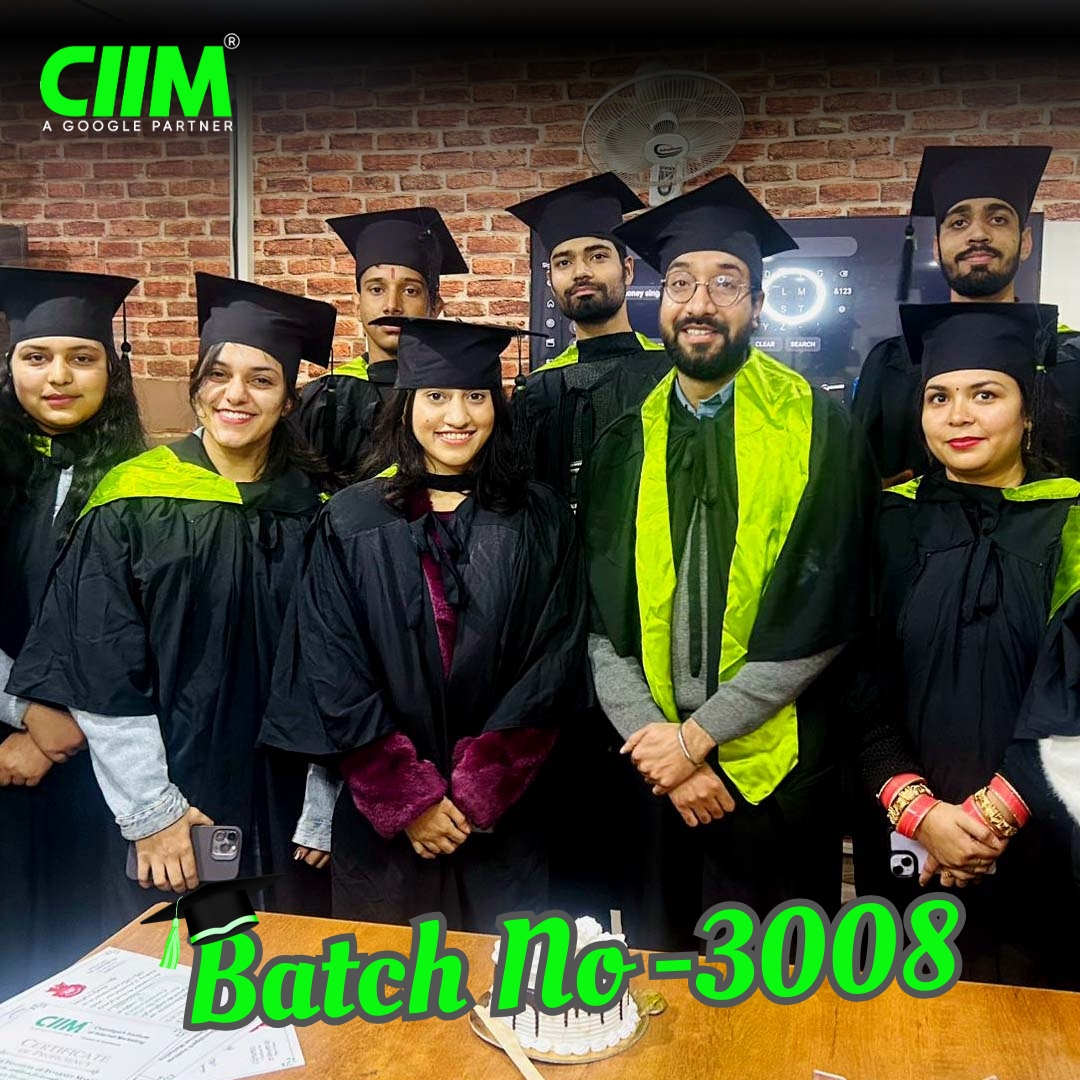 CIIM Digital Marketing Completed Batch 3008