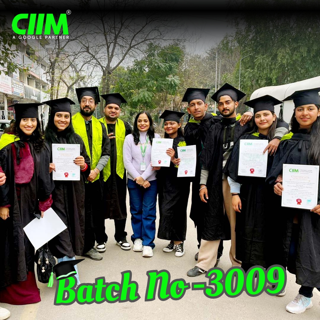 CIIM Digital Marketing Completed Batch 3009